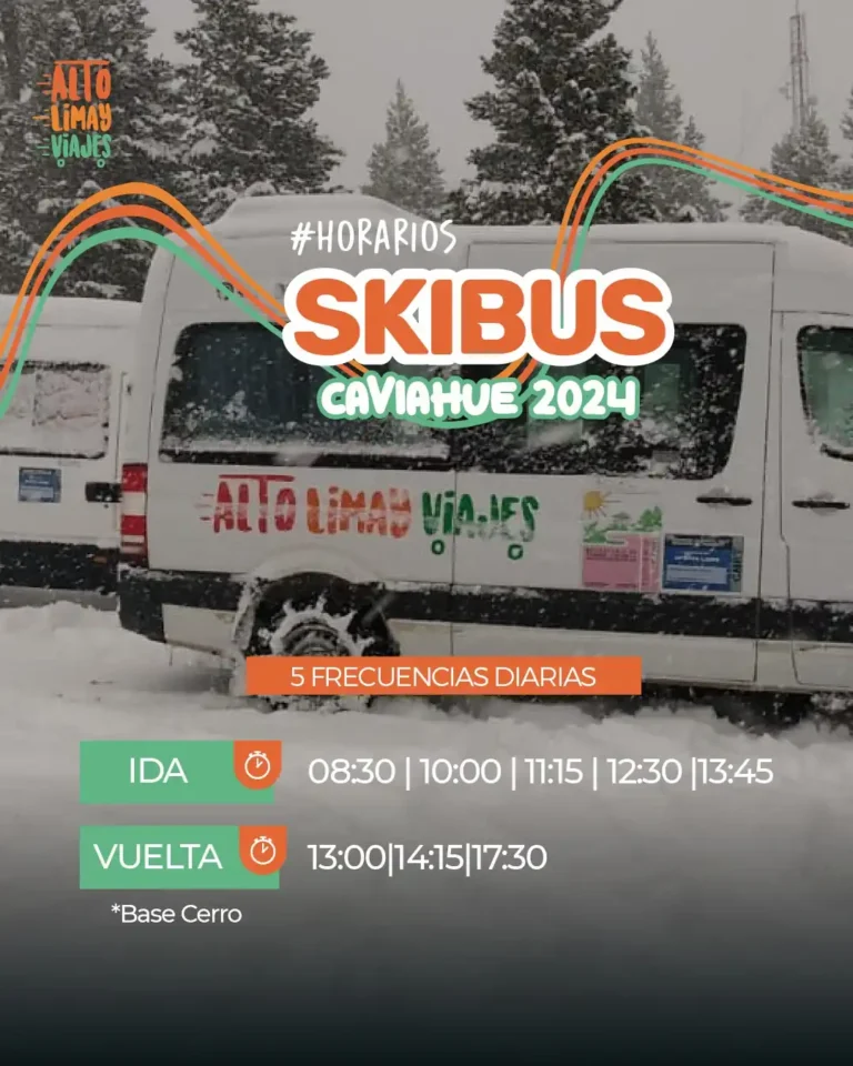 ski bus caviahue 2024